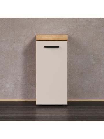 CALICOSY Badezimmerschrank MINA in Beige - (W)36 x (H)81 x (L)31 cm