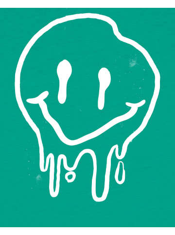 wat? Apparel T-Shirt Smiley in Go Green