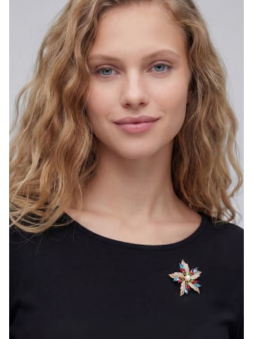 gaya Women Brooch in Rose Gold Multicolor