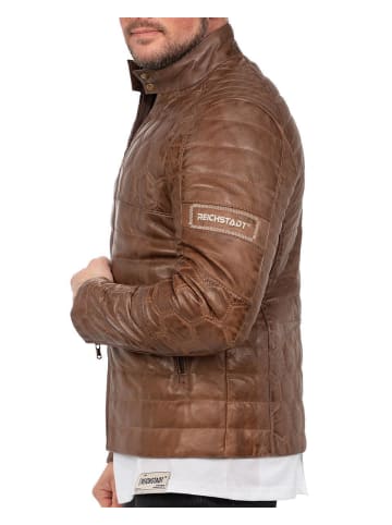 Reichstadt Echtlederjacke in Cognac
