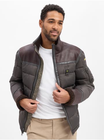 BLAUER USA Jacke in anthrazit schoko - 0001