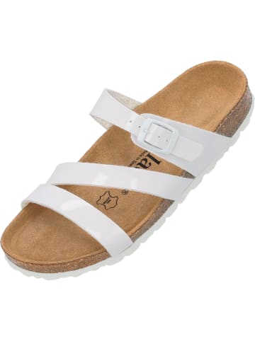 palado Pantoletten in weiß lack