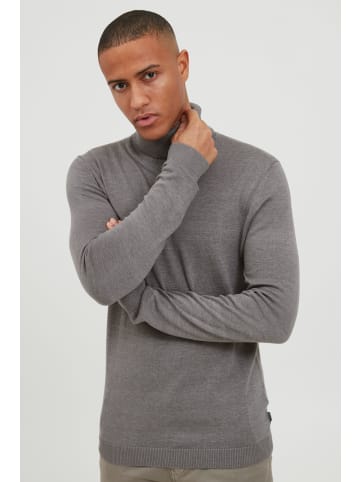 !SOLID Rollkragenpullover in grau