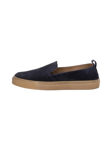 MO Leder Slip-Ons in Marine