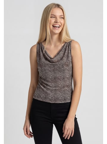 myMo Women Top in coffee black