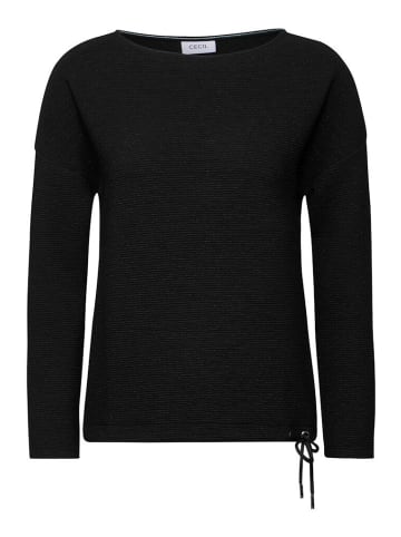 Cecil Langarmshirt in Black