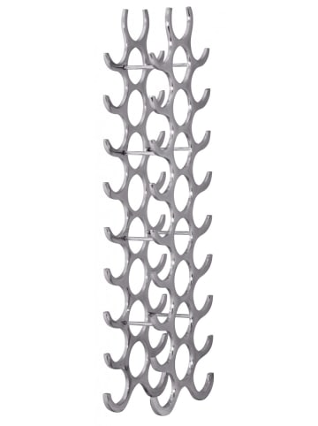 KADIMA DESIGN Weinregal Flammen aus Aluminium: Modernes Design, für 27 Flaschen, 98x31x14 cm