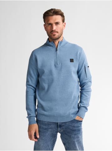 Petrol Industries Half-Zip Pullover Aspen in Blau