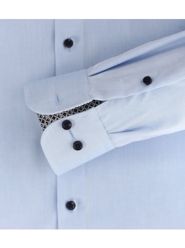 Venti Langarm Business Hemd für Herren in blau