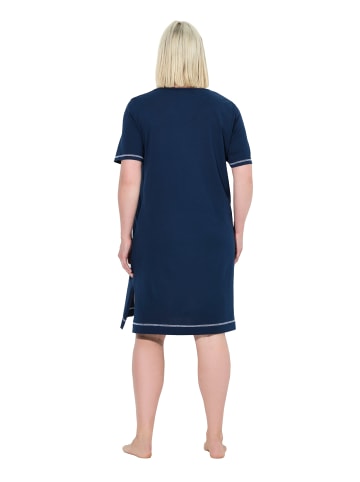 Ulla Popken Nachthemd in nachtblau