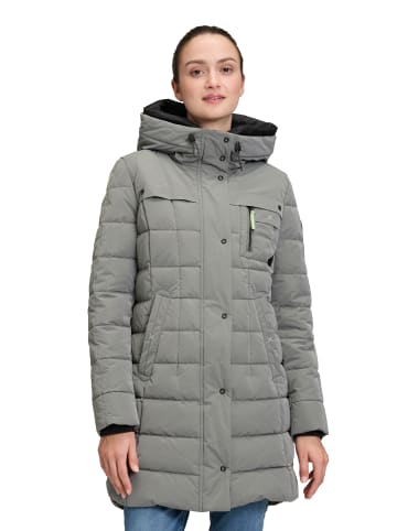 AMBER & JUNE Winterjacke mit Kapuze in Salvia