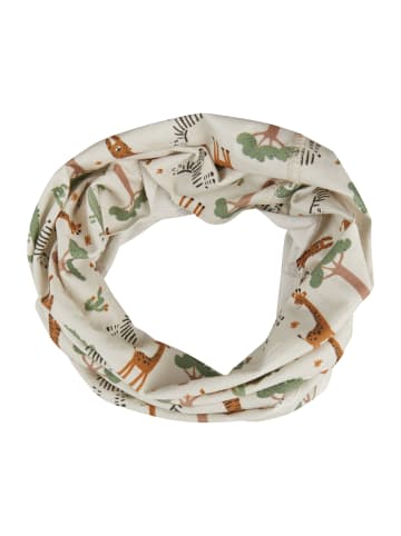 Sterntaler Schlauchschal Safaritiere in lichtgrau