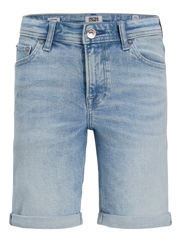 JACK & JONES Junior Jeans-Shorts 5-Pocket Regular Fit Jjirick in light blue denim