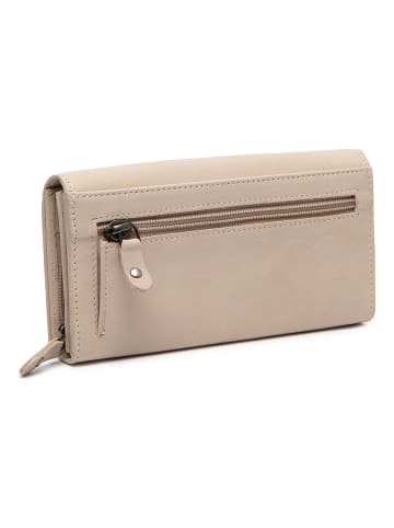 The Chesterfield Brand Valetta Geldbörse RFID Schutz Leder 18 cm in beige