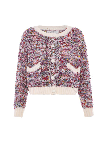 Tanuna Damen Sweater in WOLLWEISS MEHRFARBIG