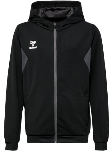 Hummel Hummel Zip Jacke Hmlauthentic Multisport Kinder Atmungsaktiv Schnelltrocknend in BLACK