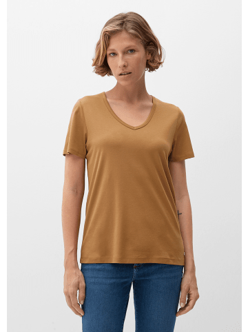 s.Oliver T-Shirt kurzarm in Braun