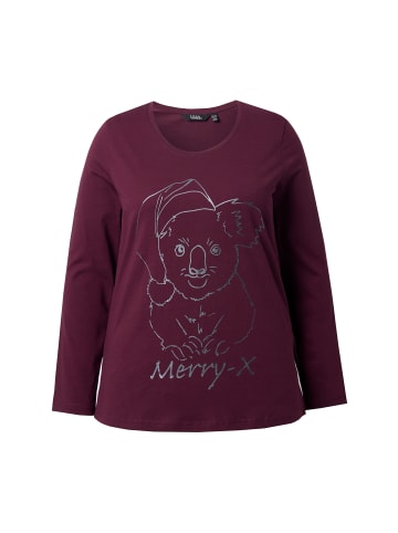 Ulla Popken Longsleeve in pflaume
