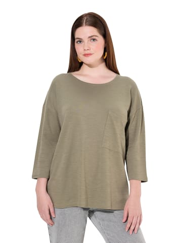 Ulla Popken Shirt in stein grau