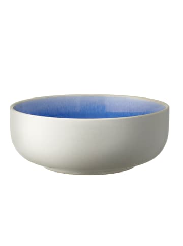 Studio Round Schale North in Matte white/Shiny river