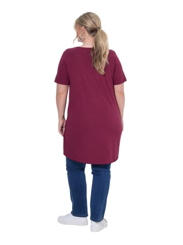 MIAMODA Shirt in weinrot