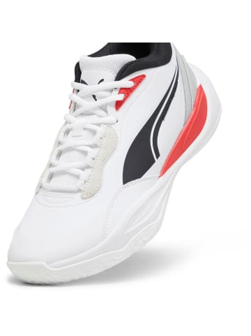 Puma Basketballschuhe Playmaker Pro Plus in puma white-for all time red