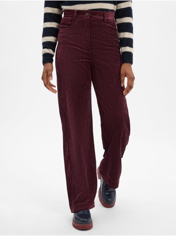 Marie Lund Hose in aubergine