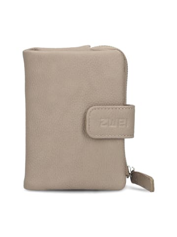 Zwei Mademoiselle Geldbörse 10 cm in nubuk cappuccino