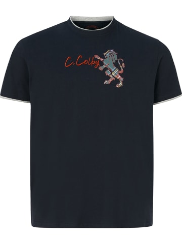 Charles Colby T-Shirt EARL CIAN in dunkelblau