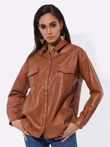 creation L Hemdbluse in cognac