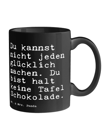 Mr. & Mrs. Panda Tasse Du kannst nicht jeden... mit Spruch in Schwarz