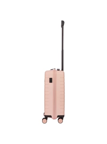 BRIC`s BY Ulisse - 4-Rollen-Kabinentrolley 55 cm (grey blue) in pearl pink