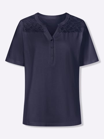 Sieh an! Kurzarmshirt in marine