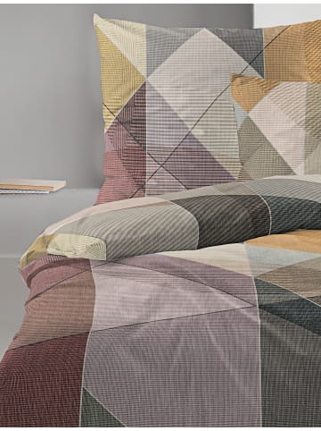 Irisette Irisette Satin Bettwäsche Wave - Grafikmuster in bunt