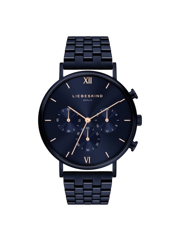 LIEBESKIND BERLIN Armbanduhr Modern Chronograph in blau