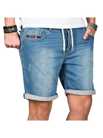 Alessandro Salvarini Jeansshorts Salvarini-Shorts-Multi4 in Hellblau