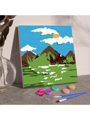 ARTNANAS Exlusive 3D-Strukturmalerei Set -Tropische Landschaft