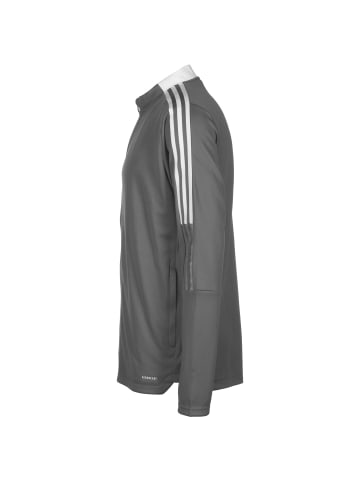 adidas Performance Trainingsjacke Tiro 21 in grau / weiß