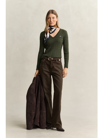 Gant Strickpullover in oliv - 0004