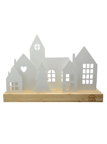 UNUS Aufsteller Häuser Stadt in Schwarz