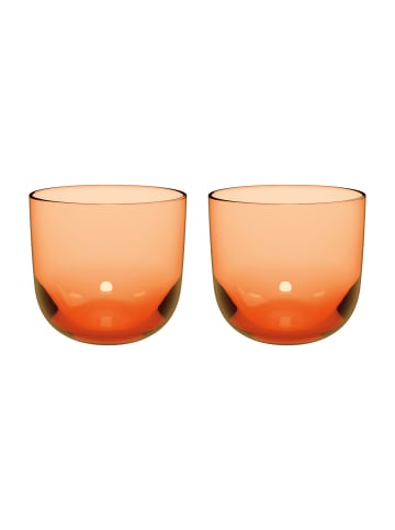 like. by Villeroy & Boch 2er Set Wassergläser Like Glass 280 ml in Apricot