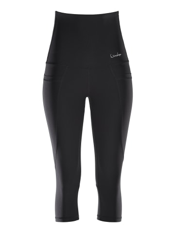 Winshape Functional Power Shape High Waist 3/4-Tights mit drei Taschen HWL214 in schwarz