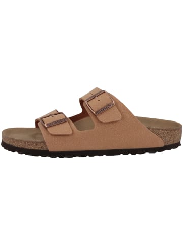 Birkenstock Sandale Arizona Birko-Flor Nubuk schmal in hellbraun