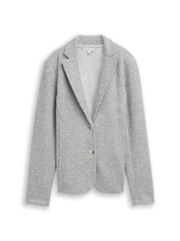 Tom Tailor Blazer in medium silver grey melange