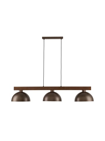 Licht-Erlebnisse Pendelleuchte (B)27 x (L)118 x (T)115 cm in Walnuss Braun