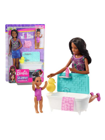 Barbie Babysitter Freundin | Barbie | Mattel FXH06 | Puppe & Bad Spiel-Set