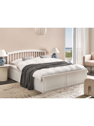 Beliani Doppelbett CLARBEC in Weiß - (W) 169 x (H) 93 x (L) 209 cm