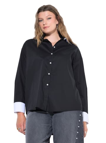 Studio Untold Hemdbluse in schwarz