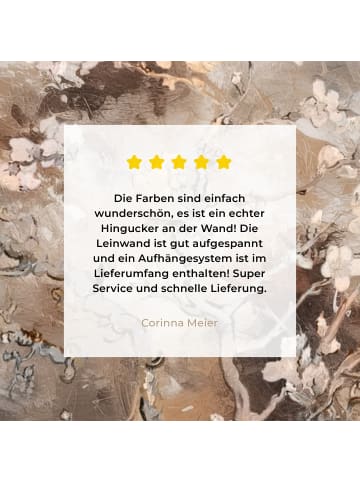 MuchoWow Leinwand bilder Mandelblüte (BxH)