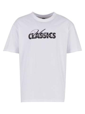 Urban Classics Urban Classics UC Cursive Bold Logo Heavy Oversized Tee in white